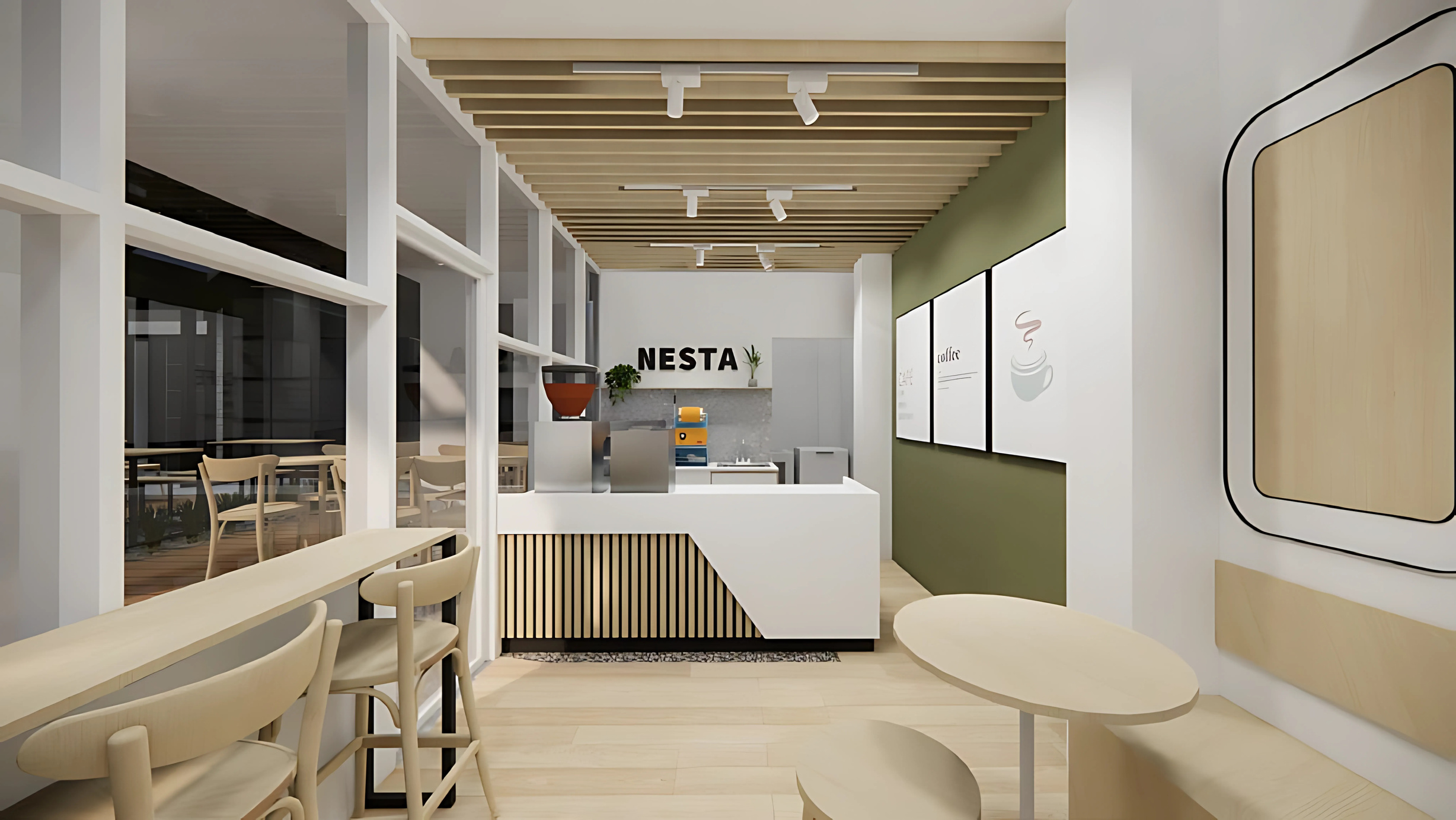 Nesta Café bar area